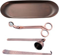 4-in-1 Stainless Steel Candle Care Kit for Candle Lovers, Red Bronze
