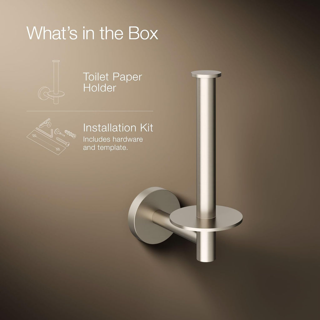 KOHLER Elate Verticle Toilet Paper Holder K-27293-BN Bathroom Accessory