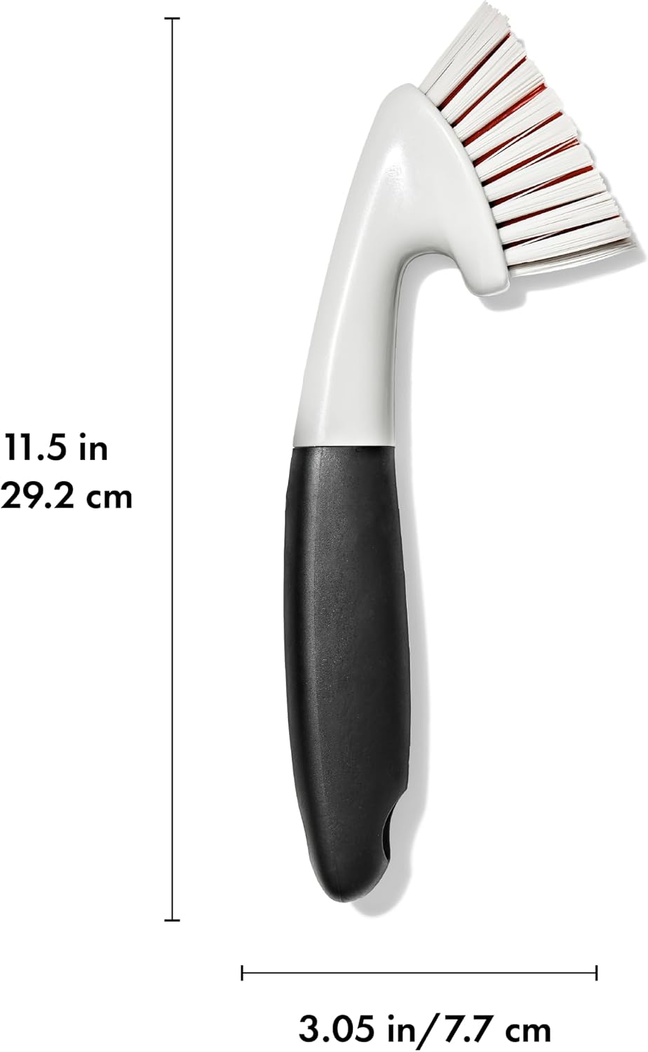 OXO Good Grips Grout Brush & Heavy Duty Scrub Brush Combo Set; Tough, Durable bristles Cut Through Grime and soap scum; Ideal for tubs, Tile Walls, countertops and Floors