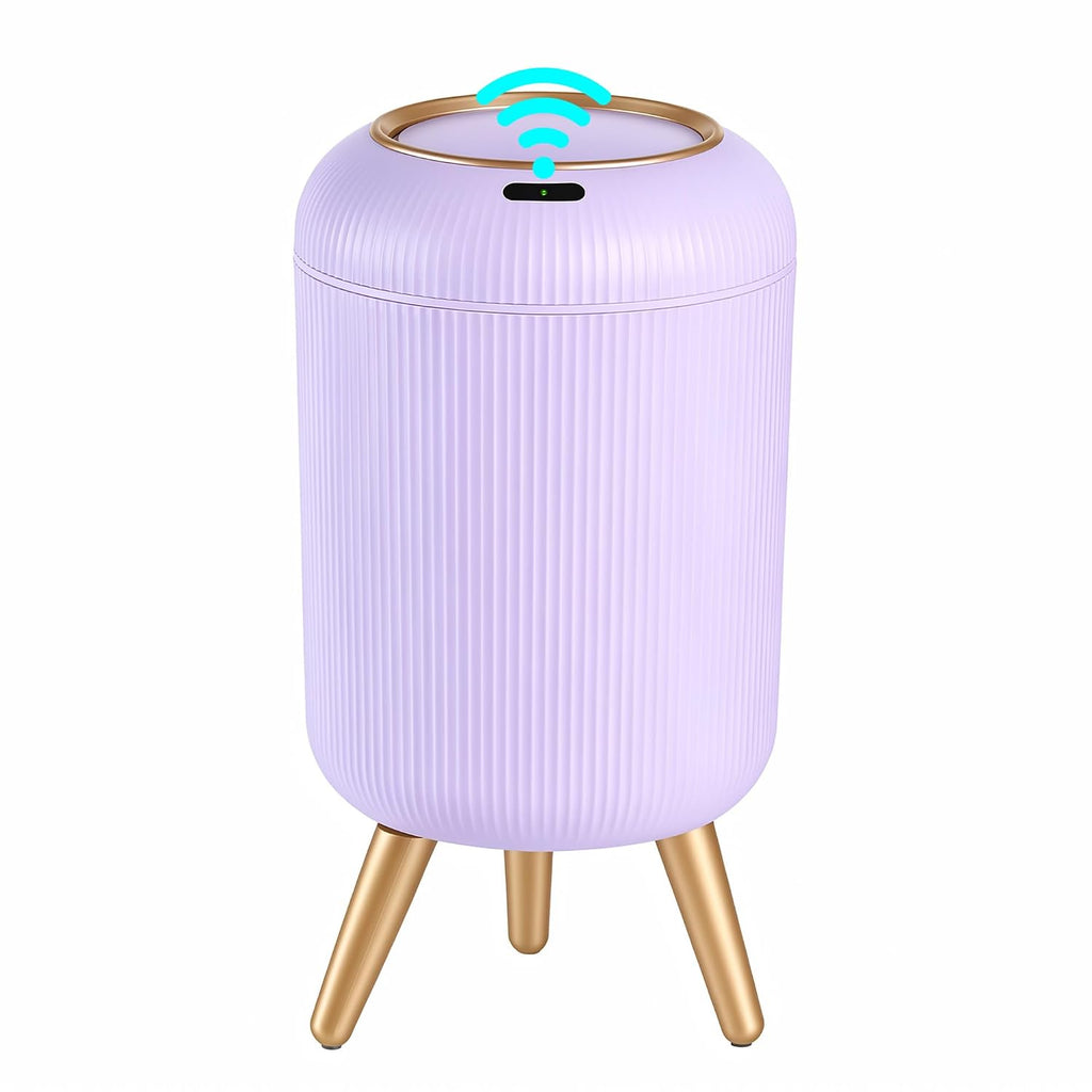 Bathroom Trash Can Automatic Touchless,3 Gallon Purple Gabage can