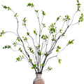 4 Pcs Artificial Ficus Branches Faux Eucalyptus Stems Fake Plants Indoor