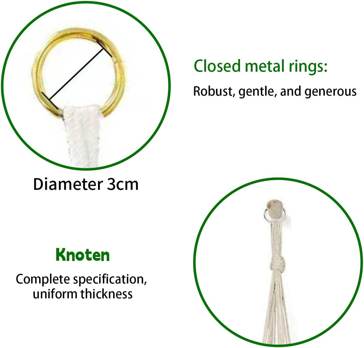Macrame Plant Hanger Indoor Hanging Plants Boho Decorative Cotton Rope3Size