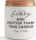 40th Birthday Gifts for Women, Men - Funny 40 Year Old Happy Bday Candle Gift