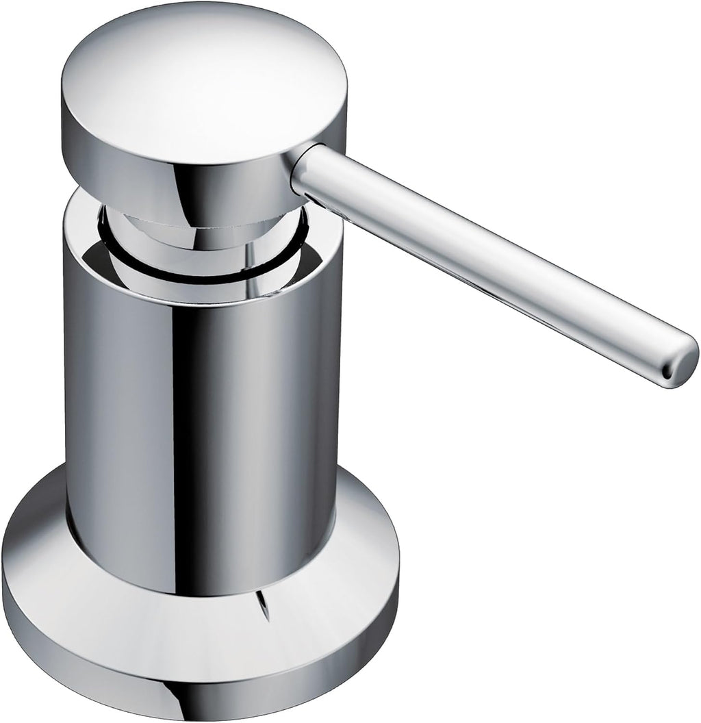 Moen Transitional Kitchen Soap Dispenser, Refillable Bottle, Chrome, 3942