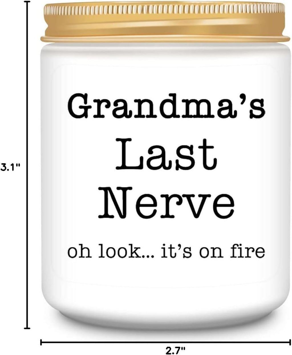 Homsolver Gifts for Grandma from Grandkids, Funny Grandma Gifts, Best Grandma Christmas Gifts, Thanksgiving Retirement Gift, Birthday Gifts for Grandma, Perfect Lavender Scented Candles
