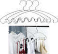 Tank Top Hangers Space Saving, 3 Pack Stainless Steel Bra Cami Hangers for Closet Organizer Heavy Duty Hanger for Tank Tops, Bra Lingerie, Sport Bra, Strap Dress and Camisoles