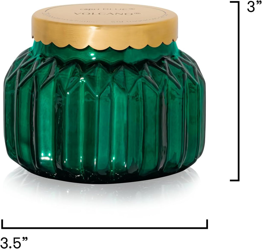Capri Blue Volcano Candles | Scented Candles for Home | Emerald Green, 8 oz
