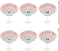 uxcell 6Pcs Duvet Pin Duvet Clips,Flower Shape Quilt Cover Clip,Pink