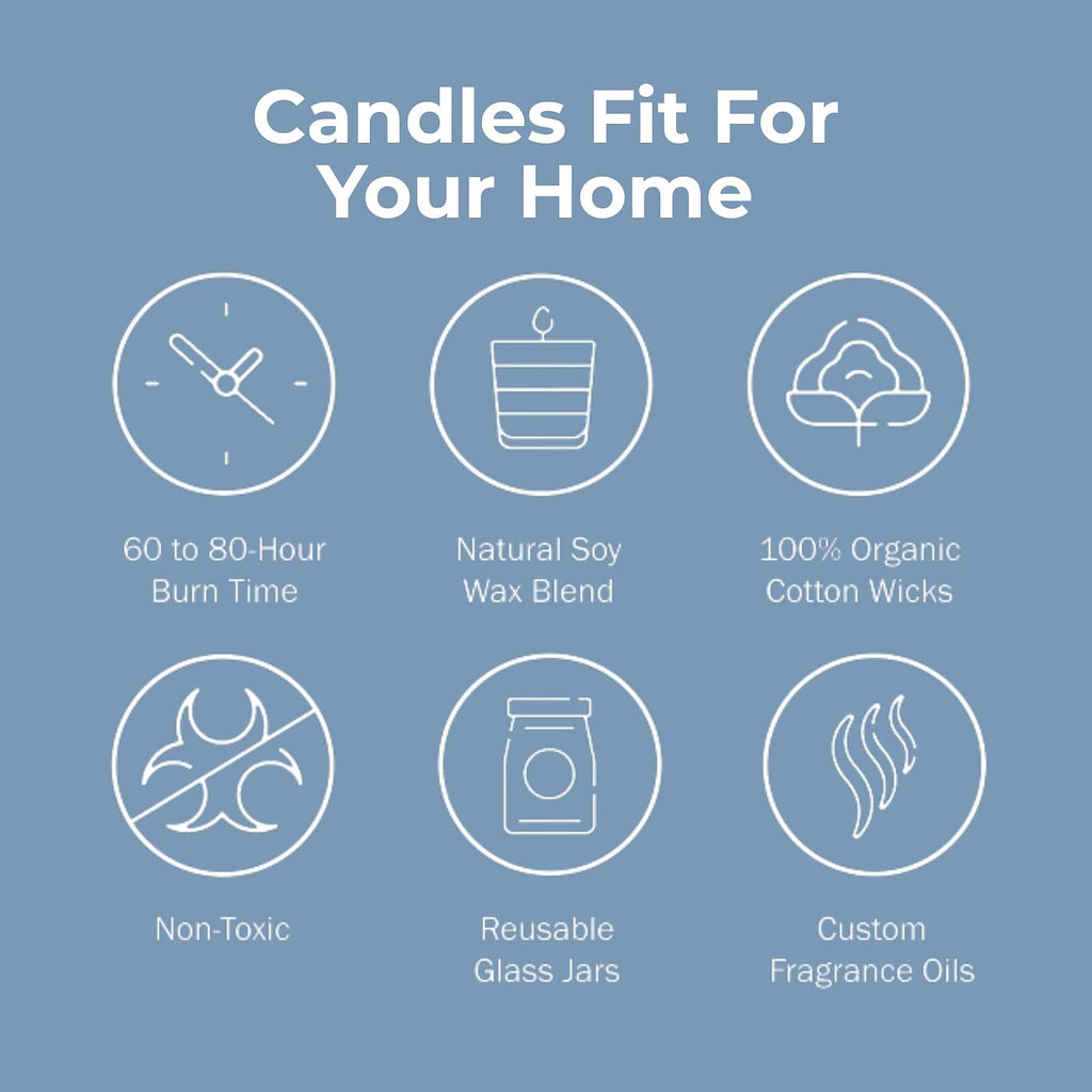 Homesick Let's Toast Scented Candle – 13 oz in Champagne Grapes Scent, Natural Soy Wax, Non-Toxic, 80 Hour Burn Time, Organic Cotton Wick, Reusable Jar for Wedding & Engagement Gifts for Couples