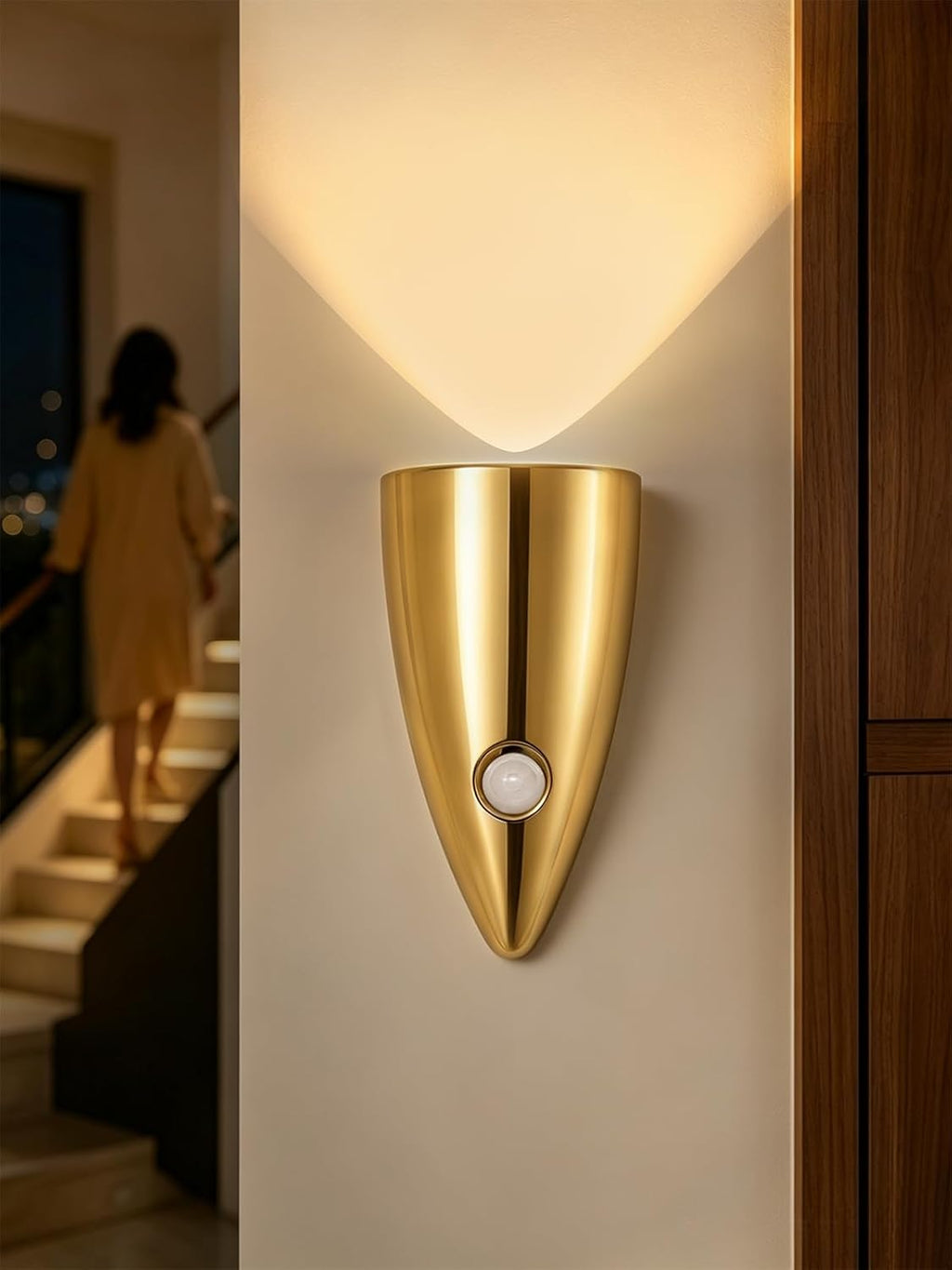 Motion Sensor Night Light Rechargeable: Magnetic Wall Mount for Hallway