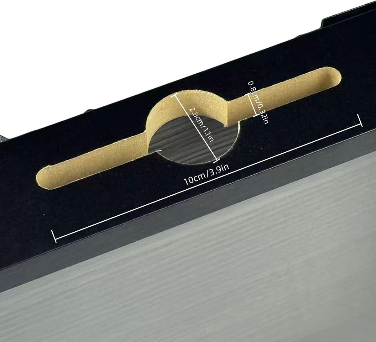 8x10 Shadow Box Frame,Top Loading Display Case Frame with Top Slot