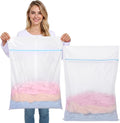 2 Pack XX-Large Mesh Laundry Bags for Delicates, Fine Mesh 24 x 32 Inches