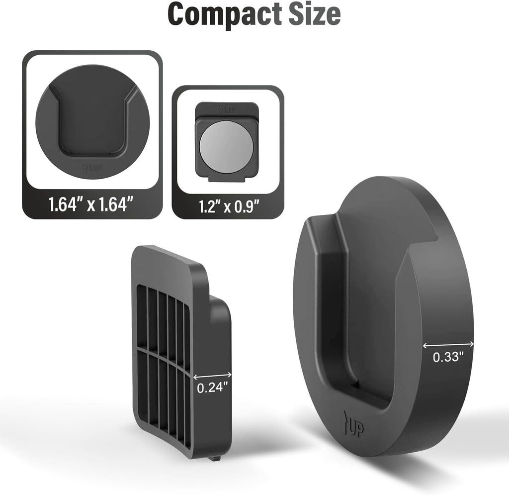 5-Pack Magnetic Remote Control Holder Wall Mount, Upgraded Organizer Storage Wall Holder for Home Office TV, Fan and Air Conditioner Remote Control