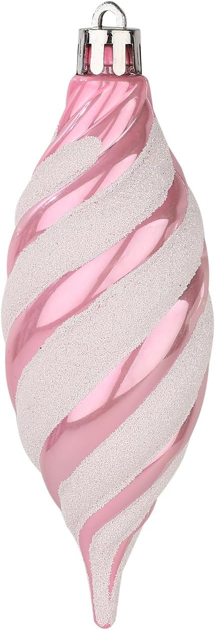 Sattiyrch 76ct Christmas Tree Ornaments Set,Pink Shatterproof Christmas Balls Decorations,Xmas Decorative Hanging Ornaments(Pink)