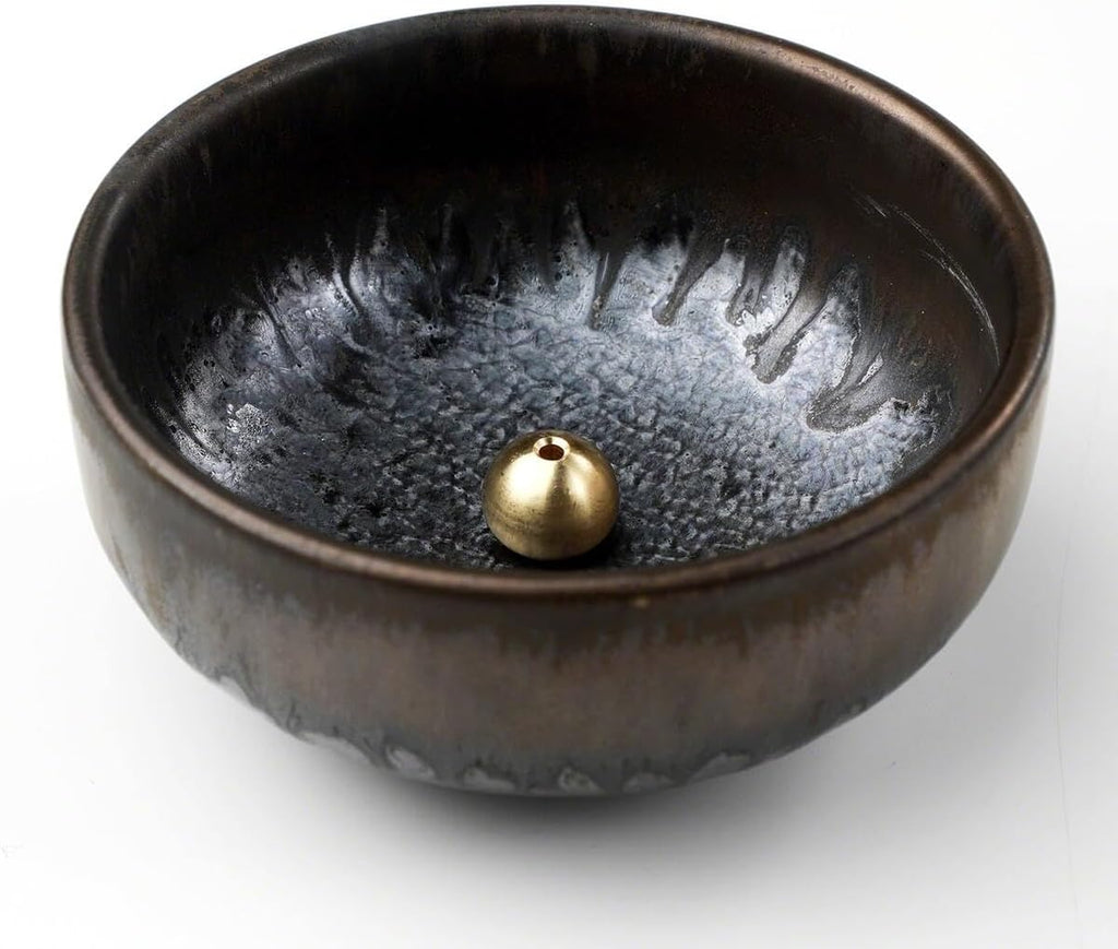 Asayu Japan Zen Incense Gift Set with Zen Holder, Low Smoke