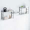 Shelves on Wall, Floating Bookshelves, Shelves for Room Wall (Washed White)