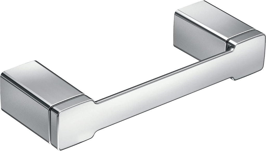 Moen YB8808CH 90 Degree Modern Double Post Pivoting Toilet Paper Holder, Chrome