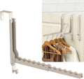 Over The Door Hooks for Clothes Hanger,Foldable Over The Door Clothes Drying Rack Collapsible,Space Saving Drying Rack Clothes for Dorm Laundry Room Bathroom Closets