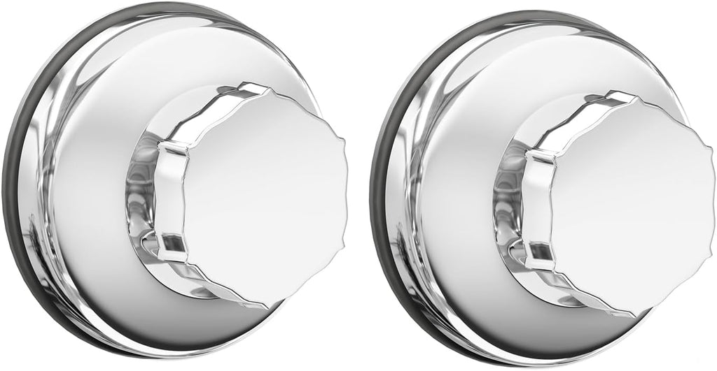 SANNO Powerful Vacuum Suction Cups replacement for Shower Caddy, Sope dish,Double Hooks- Set of 2