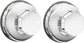 SANNO Powerful Vacuum Suction Cups replacement for Shower Caddy, Sope dish,Double Hooks- Set of 2