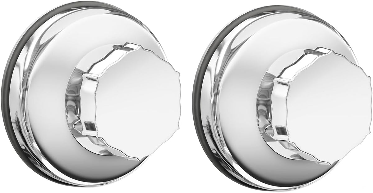 SANNO Powerful Vacuum Suction Cups replacement for Shower Caddy, Sope dish,Double Hooks- Set of 2