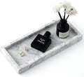 Real Natural Small Marble Tray for Bathroom, Vanity, Kitchen Counter