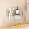 Diesisa Wall Mount Organizer, Adhesive Shelf, 2 Compartments Wall Shelves