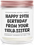 Sister Birthday Gifts,Funny Gifts Candles for Sister