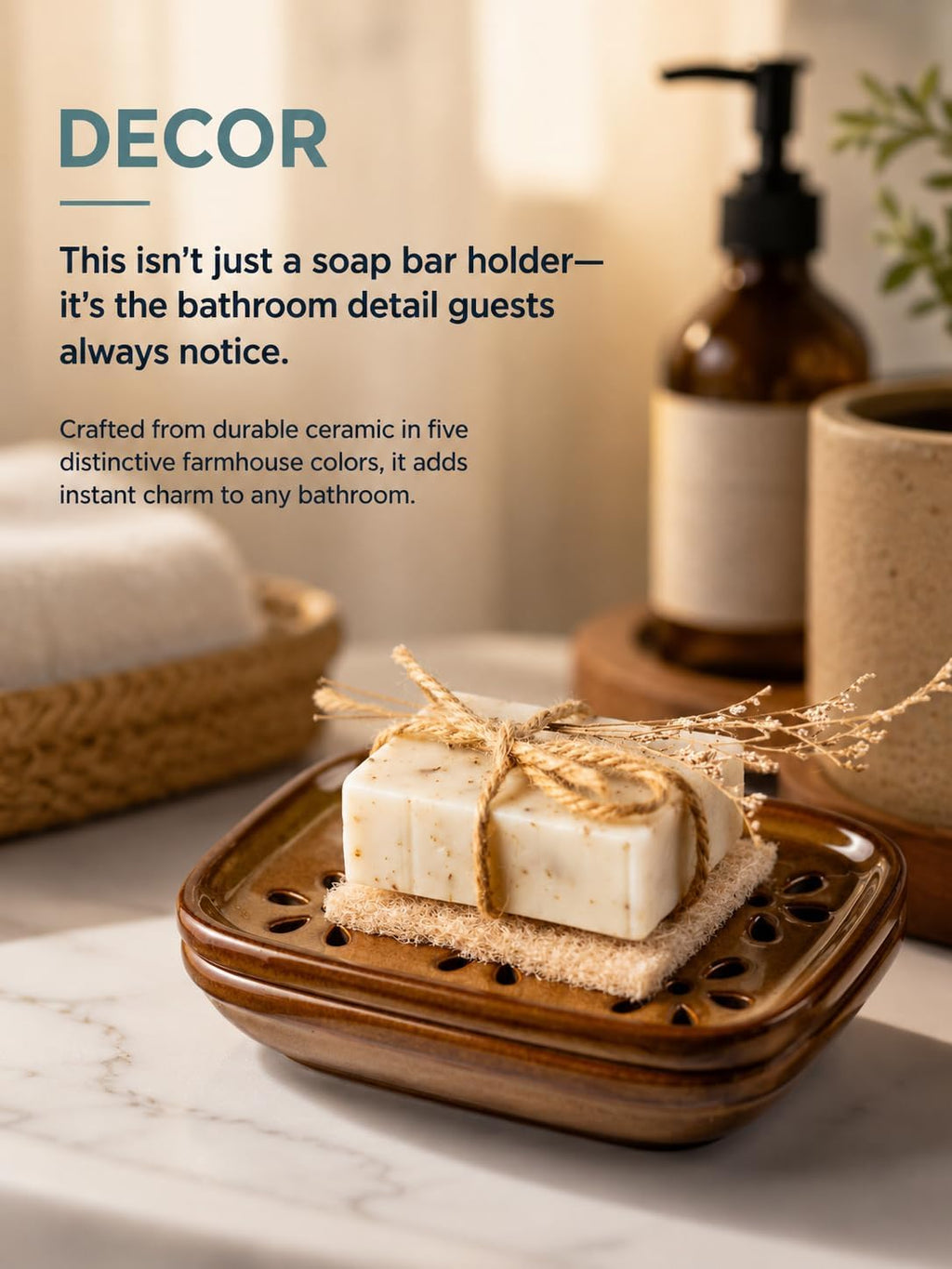 Miamolo Soap Dish with Draining, Bar Soap Holder Keeping Soap Bars Dry