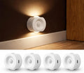 Rechargeable Motion Sensor Night Light 4 Pack, Dimmable LED Night Lights with 4 Modes & 3 Color Temperatures, Magnetic Stick-On Night Light for Hallway, Bedroom, Stairs, Closet, Bathroom