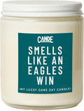 CANDECraftCo Smells Like an Eagles Win, 8 oz Candle, Bourbon Vanilla