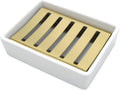 Ceramic Soap Dish, Bar Soap Holder for Shower, Bathroom Soap Dishes