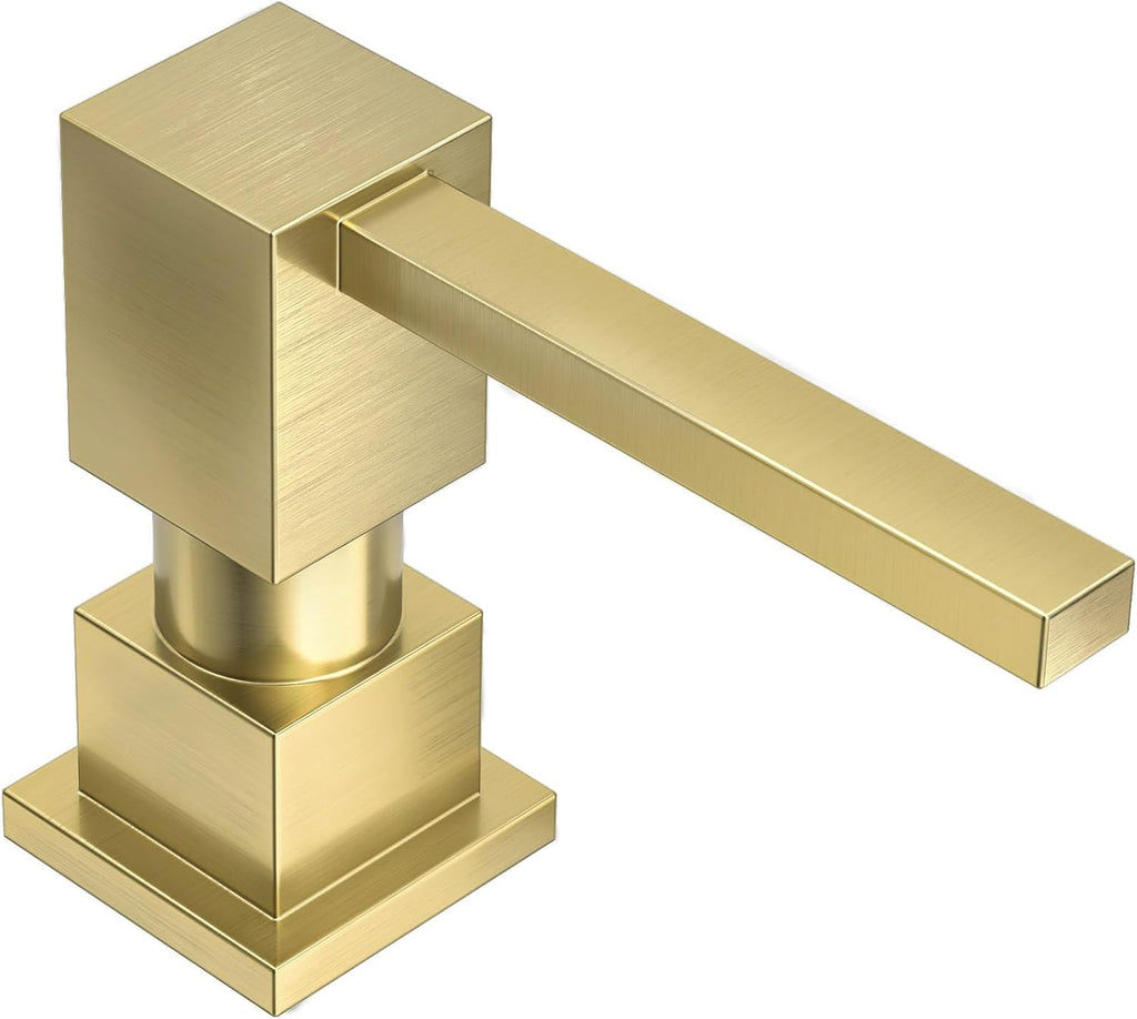Lava Odoro Soap Dispenser for Kitchen Sink, Gold Sink Soap Dispenser Pump