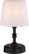 O’Bright Seraph mini – Cordless LED Table Lamp with Dimmer, Built-in Rechargeable Battery, 3-Level Brightness, Patio Table Lamp, Bedside Night Lamp, Ambient Light for Restaurant, Black