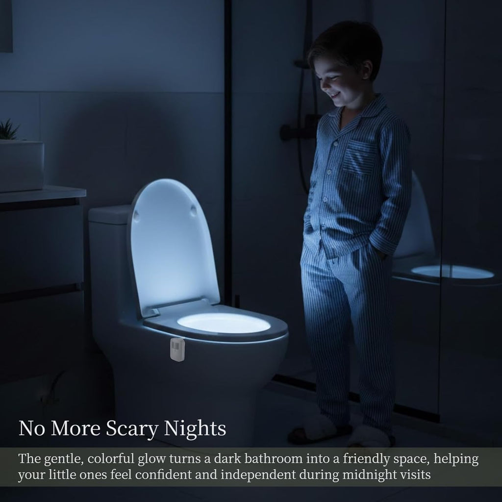 Witshine Toilet Bowl Night Lights Motion Detection 2 Pack, Bathroom Stuff