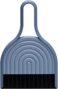 Peleg Design DustArch - Mini Dustpan and Brush Set, Small Dustpan and Broom with Modern Charm, Handheld Broom and Dustpan Set for Home, Office & Travel