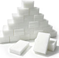 100 Pack Magic Sponge Eraser Bulk - Extra Thick & Long Lasting Melamine Cleaning Sponges, Multi-Surface Power Scrubber Foam Pads for Bathroom, Bathtub, Floor, Baseboard, Wall Cleaner