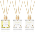 Reed Diffuser Set of 3, Long Lasting Scent Diffusers for Home Office