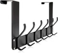 No Assembly Over The Door Hooks, Door Hanger, Door Coat Rack, Black