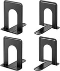 MaxGear Matte Painted Book Ends, Heavy Duty and Sturdy Bookends for Shelves