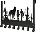 Cowboy Over the Door Hook Hanger,8 Decorative Towel Rack Organizer