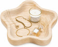 Wooden Fruit Bowl, Decorative Serving Tray for Bread Cupcake, Catchall Dish