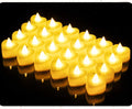 LED Candle Lights, Pack of 24, Flameless Flickering Tea Lights and Decorations for Wedding, Valentine's Day, Marriage Proposal, Party, Festival Celebration