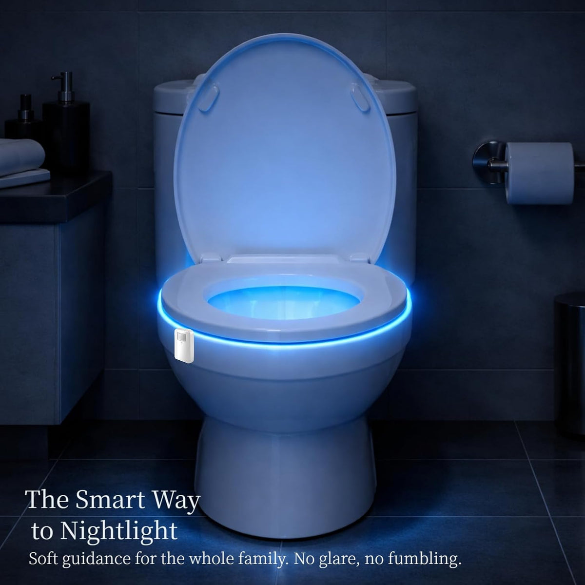 Toilet Bowl Lights Motion Activated 2 Pack, Funny Gag Gift