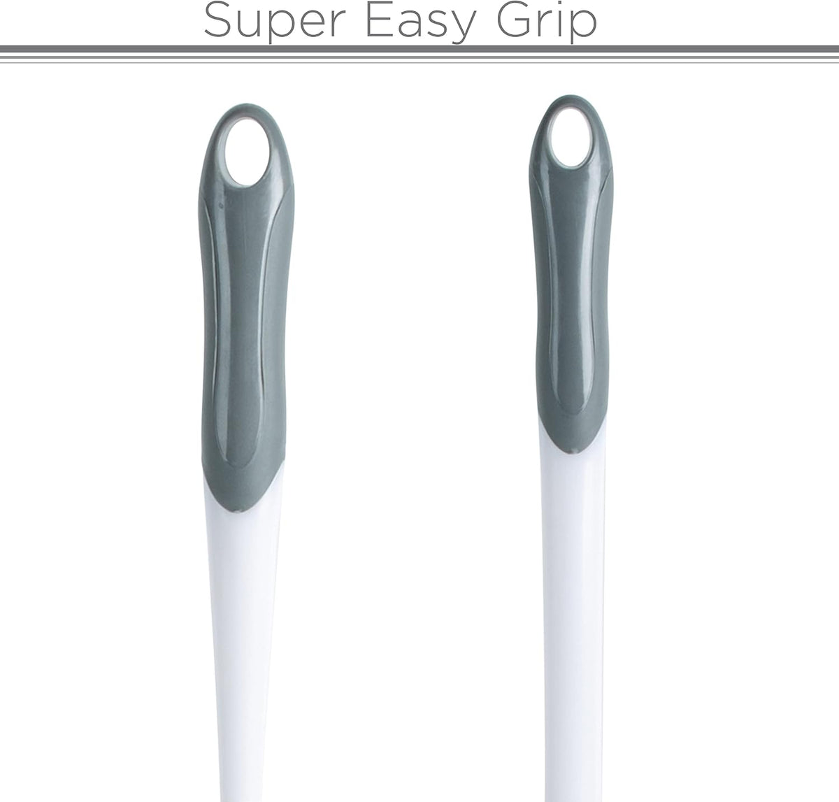 Bath Bliss 2 Pack 2-in-1 Bowl Brush & Plunger in White
