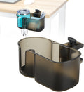 KEMIMOTO 2-in-1Desk Cup Holder, for Most 18-32 oz Bottles, Brown