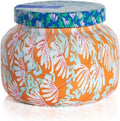 Capri Blue Scented Candles, Pattern Play Glass Jar Candles, Long Lasting Soy Wax Blend, Luxury Home Décor, Notes of Vanilla, Bergamot, & Sandalwood - Gifts for Women (Havana, 19 Oz)
