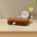 Cable Holder - Cord Organizer Cable Management Clips - Wire Holder System for Phone Chargers, USB Cables - Home, Office, Nightstand, Desk Organizer (Acacia Wood Color)