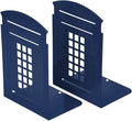 MerryNine Book Ends for Shelves, Metal Bookends for Shelves, 1 Pair