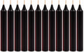 12 Pack Spell Chime Candles-4 Inch Black-Colored, Candle - for Home Decor Kitchen Decor Wedding Decoration-12 Spell Colored